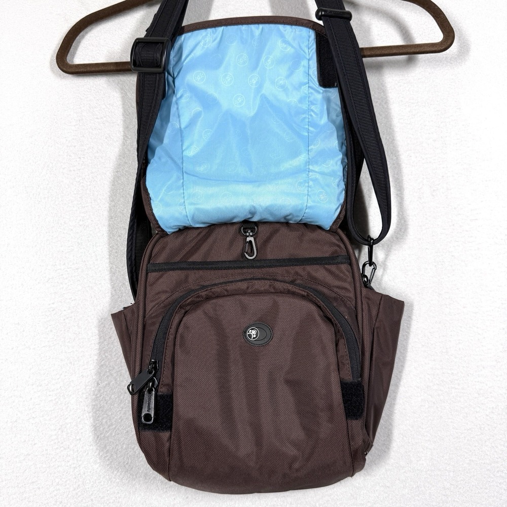 PacSafe Bag MetroSafe 200 Anti-Theft Cross Messenger Travel Unisex Travel Brown - Picture 3 of 13